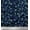 Dark Navy Blue, variant on Soimoi Blue Cotton Duck Fabric Artistic Leaves Print Fabric by Yard 42 Inch Wide