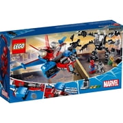 LEGO Marvel Spider-Man Spider-Jet vs Venom Mech 76150 Building Kit with Minifigures, Mech and Plane (371 Pieces)