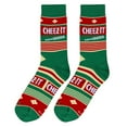 thumbnail image 5 of Cool Socks, Cheez It White Cheddar, Mens Womens Crew, Funny Graphic Print, Large, 5 of 6