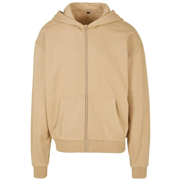Build Your Brand - Sudadera con Cremallera para Hombre (Beige Unión) Build Your Brand UTRW8469_unionbeige
