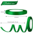 thumbnail image 2 of Highcool Sage Satin Wired - 3/8 In, Yards - Holiday, Easter, Graduation Class of 2024, 2 of 6