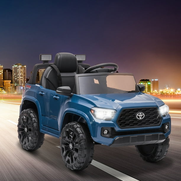 SYNGAR Licensed Toyota 12 V Electric Ride on Car for Kids, Blue