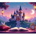 thumbnail image 4 of Fairytale Castle Backdrop Banner for Kids Party Wedding Photo Shoot Birthday Decoration Events Magical Background Props, 4 of 4