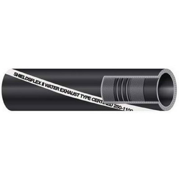 Shields Hardwall Exhaust/Water Hose Size: 5" x 4'