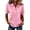 Light pink, variant on Polo Shirts For Women Three Buttons Short Sleeve Collared Golf Shirts Womens Summer Relaxed Fit Breathable Tops Casual V Neck Business Blouses