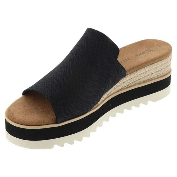 Toms Women's, Diana Mule Sandal, Black, Size 9