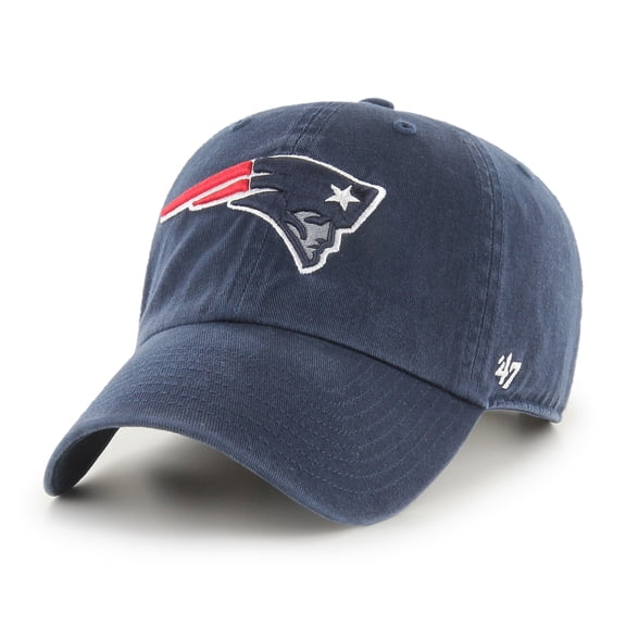New England Patriots NFL Brand Hat Cap Navy Blue Clean Up Adult Adjustable