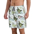 thumbnail image 2 of Salouo Mallard Ducks Wild Birds Pattern Swim Trunks for Men,Men's Hawaiian Bathing Suit Swimsuits Quick Dry Swimming Board Shorts Beach Shorts with Pockets-Large, 2 of 6