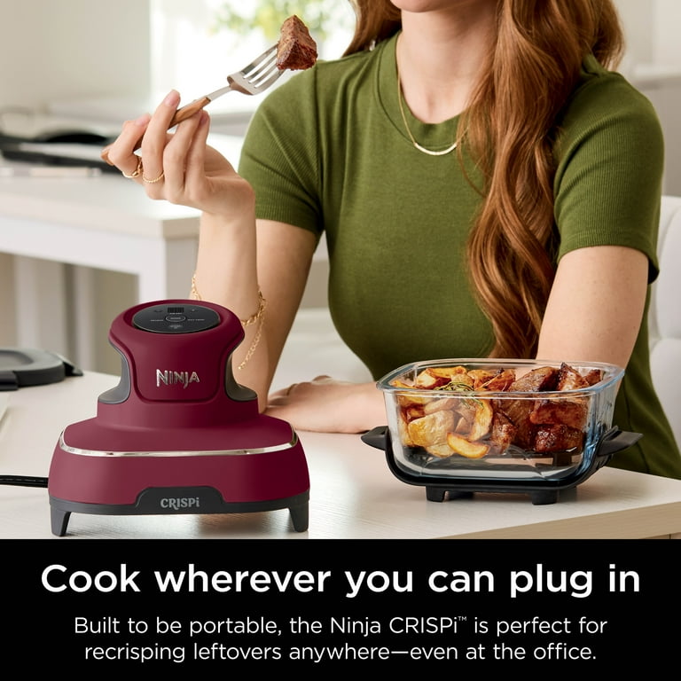 ninja crispi エアフライヤー　ガラスポータブル調理システム　ピンク ninja crispi エアフライヤー ガラスポータブル調理システム ピンク