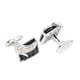 thumbnail image 4 of Gemelos de esmoquin gemelos brillantes para hombre 1 par de galvanoplastia de Metal para negocios trajes camisas para boda, 4 of 8