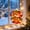 D, variant on ZZkhGO LED Glowing Santa Claus Christmas Ornament, Light-Up Hanging Decoration for Tree Window Display, Holiday Scene Arrangement Decor with Slow Fast Flash Modes for Home Mall Party
