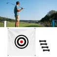 thumbnail image 1 of Golf Golf Golf Net Target Target Versátil con Swing Sweeping Ayuda de entrenamiento Ayuda de entrenamiento para el jardín interior al aire libre, 1 of 8