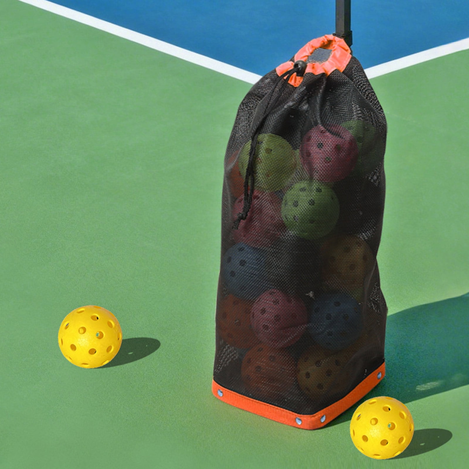 Time Saving Collector 50% Faster Pickup Increases Practice Time by 20% for Pickleballs and Tennis Efficiency