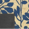 thumbnail image 7 of Nourison Greetings Indoor/Outdoor Navy Botanical 1'6" x 2'4" Door Mat, (2' x 2'), 7 of 7