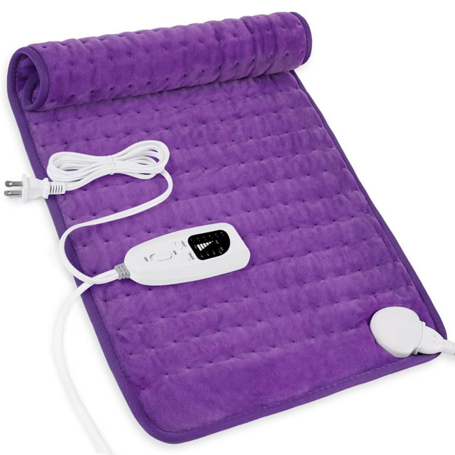 LNGOOR Heating Pad-Electric Heating Pads For Back Neck Abdomen Moist Heated Pad For Shoulder Knee Hot Pad For Arms And Legs Dry&Moist Heat & Auto Shut Off