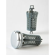 Drain Buddy Sink Drain Stopper in Chrome Finish with Hair Catcher Basket