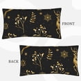 thumbnail image 3 of Bingfone Christmas Gold Deers1 Printed Pillowcase 20x36 inches - Standard Pillow Cases with Envelope Closure,Gifts for Women Men, 3 of 9