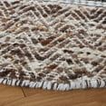 thumbnail image 3 of SAFAVIEH Natura Roman Striped Area Rug, Brown/Ivory, 6' x 6' Round, 3 of 11