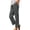 Gray, variant on Womens Cotton Straight Trousers Elastic Waist Pull On Pants with Pockets Solid Color Side Slit Slacks Summer Lounge Going Out Pants Gray XXL