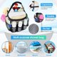 thumbnail image 2 of Carrito de ducha de malla portátil para dormitorio universitario, artículos esenciales con 8 bolsillos, cesta de ducha colgante para dormitorio, bolsa de ducha de secado rápido para baño, 2 of 5
