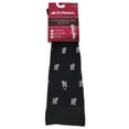 thumbnail image 3 of Dr. Motion Womens French Bulldog Knee High Compression Socks (Black), 3 of 3