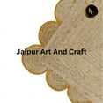 thumbnail image 3 of Jaipur Art And Craft Yellow Border Jute Area Rug Rectangle Hand Braided Floor Carpet (5x8 Sq ft), 3 of 7