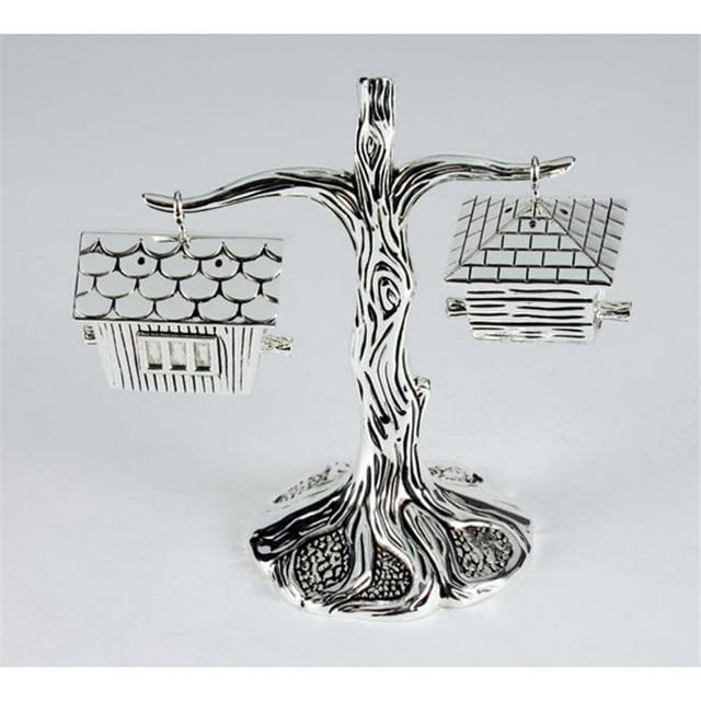 Godinger 568 Assiette d'Argent Nichoir Sel et Poivre Set