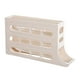 thumbnail image 3 of Dispensador de huevos giratorio para refrigerador, contenedor organizador de huevos con rodillo, duradero Blanco, 3 of 9