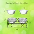 thumbnail image 2 of PETMAKER Elevated Dog Bowl Stand with 2 Stainless-Steel 40-Ounce Bowls, 2 of 7