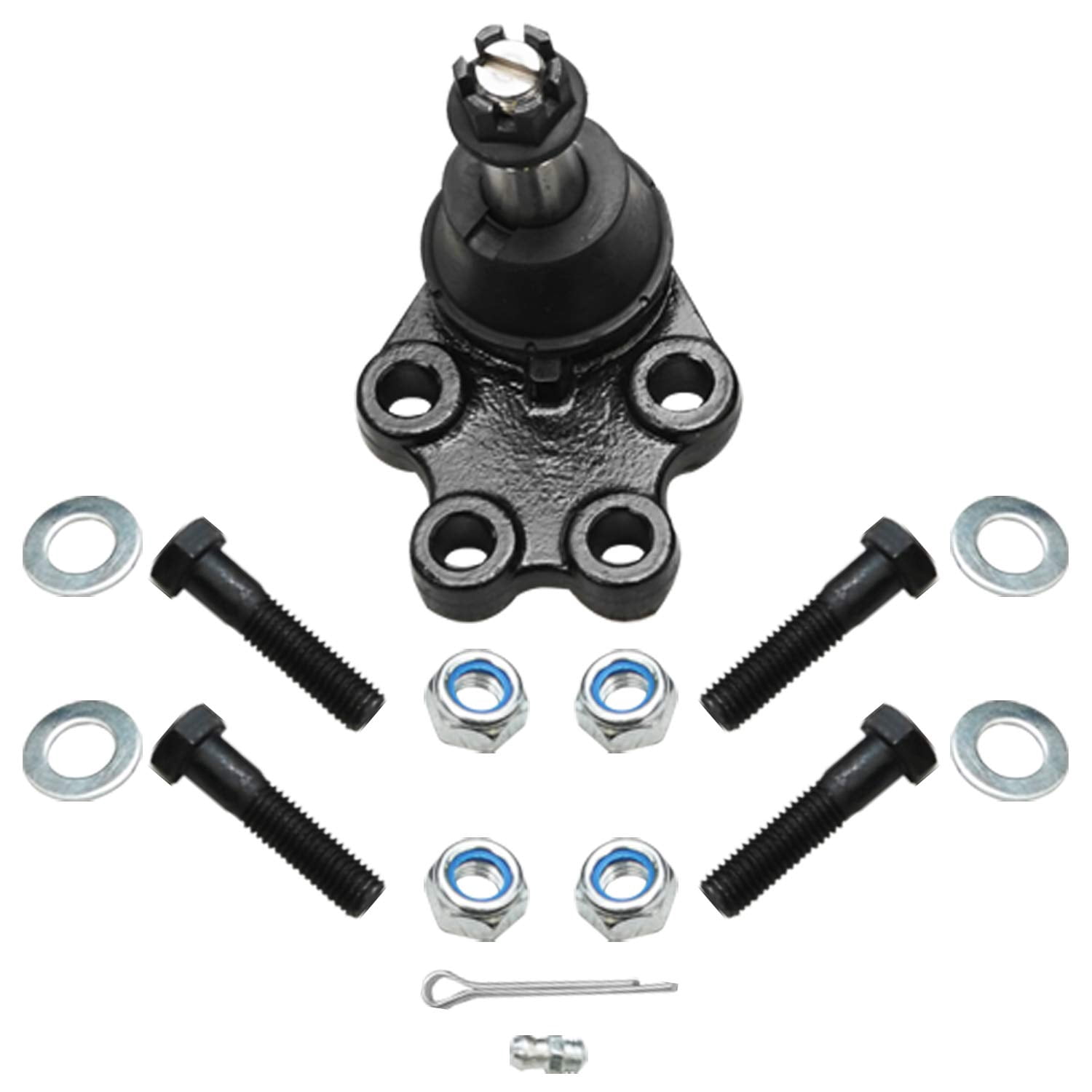 Detroit Axle - Front Lower Ball Joints for RWD 1999-2006 Chevrolet GMC Sierra Silverado 1500 1999 2000 2001 2002 2003 2004 2005 2006, 2 Lower Suspension Ball Joints Pair Set 2005 2007 Replacement