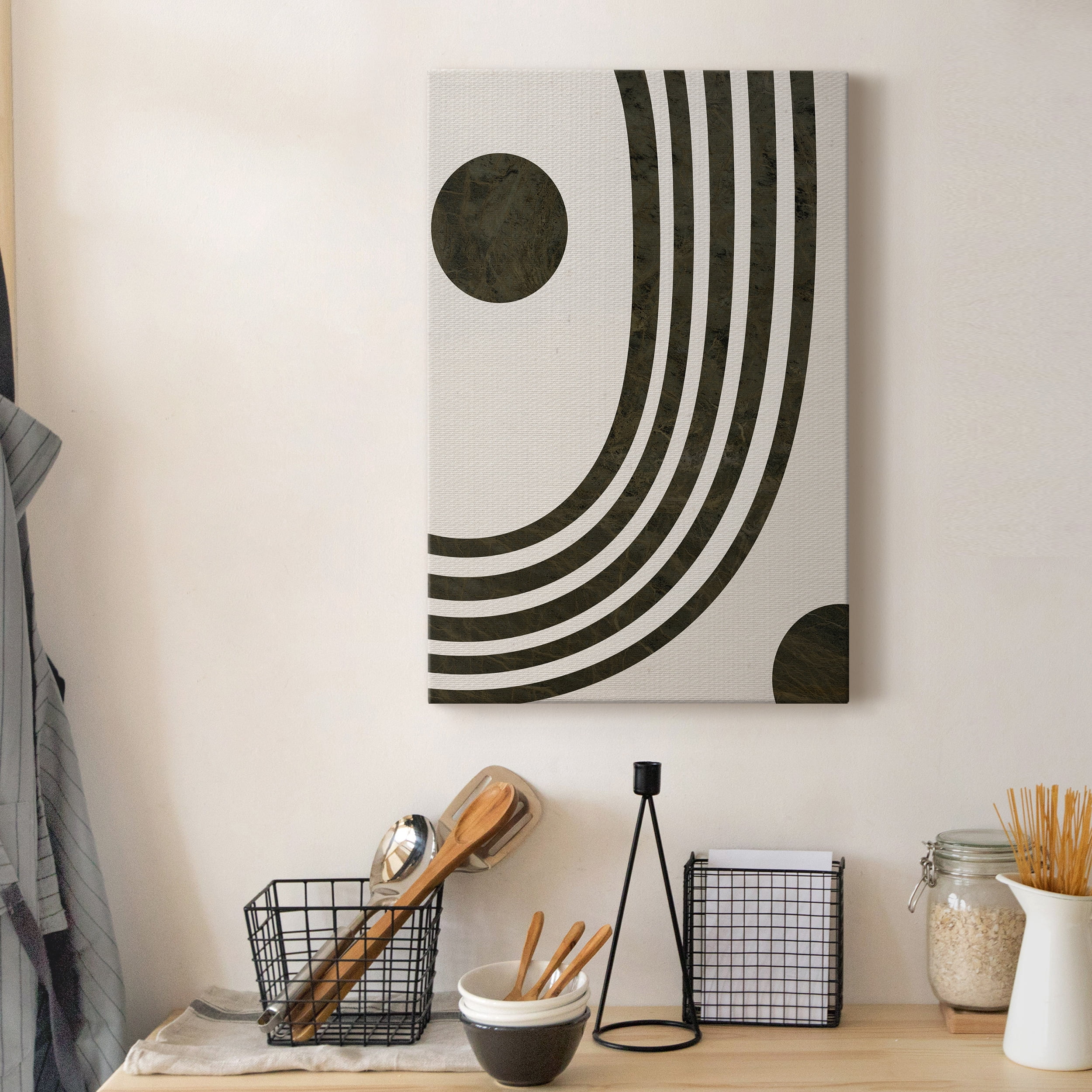 Tubular Abstract I Premium Gallery Wrapped Canvas - Ready to Hang - 12 x 18