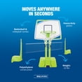 thumbnail image 3 of Equinox Pool Basketball and Volleyball Set, Adjustable Poolside Game, Multicolor, 3 of 5
