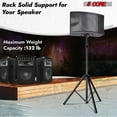 thumbnail image 6 of 5 Core Speaker Stand Tripod Pair Floor Heavy Duty Adjustable Up to 72 Inch DJ Studio Monitor Stands Pole Mount - SS HD 2PK BLK BAG, 6 of 13