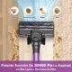 thumbnail image 3 of INSE N660 - Aspiradora Mástil Sin Cuerda 175W, 25KPA Succión Fuerte. Batería de 45 Min - Apoyable y Carga en Pared. Multifuncional, Ligera y Fácil de Manejar. Ideal para Hogar, Pelos de Mascotas, 3 of 8