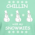 thumbnail image 3 of CafePress - CHILLIN WITH MY SNOWMIES T Shirt - Men's Classic Graphic Cotton T-Shirt, 3 of 4