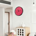 thumbnail image 6 of Indoor 12' Voice-Activated Luminous Decoration Wall Clock With LED Night Light Symmetrical Pattern, 6 of 8