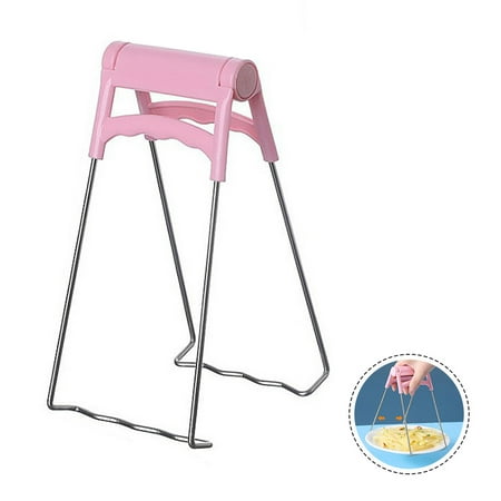 

BESHOM Anti Scalding Bowl Metal Clip Heat Resistant Kitchen Gripper Dish Non-Slip Bowl