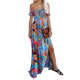 thumbnail image 2 of VISgogo Vestido cruzado con hombros descubiertos para mujer, vestido largo de playa bohemio de manga corta con estampado floral VISgogo moda, 2 of 9