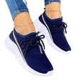 thumbnail image 3 of Zapatillas deportivas transpirables para caminar para mujer, color azul marino, para tenis, deporte, gimnasio, correr esquí esquí Gafas de esquí, 3 of 3