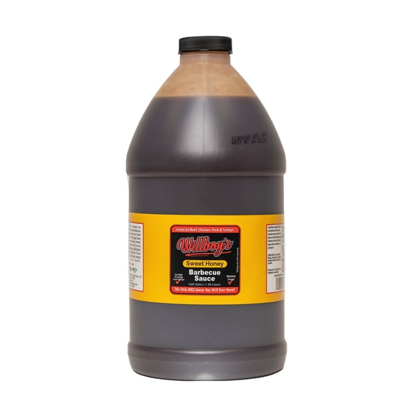 Willboy's Sweet Honey Barbecue Sauce - 1/2 Gallon