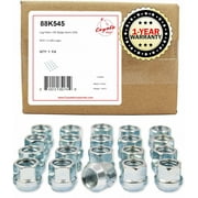 Wheel Accessories Parts 20 Pcs M12 x 1.5 12 x 1.5 Thread Open End Bulge Acorn 21mm 0.84" Long Lug Nuts Zinc 3/4" 19mm Hex Fits Many Chevy Honda Toyota Passenger Cars with Aftermarket Wheels
