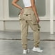 thumbnail image 5 of WILLBEST Pantalones Casuales para Mujer, Cómodos, Holgados, Tipo Jogger Cargo, Ropa Urbana Versátil, Ideales para Uso Diario y Entrenamientos. Extra Grande, 5 of 5