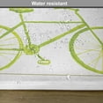 thumbnail image 6 of Ambesonne Inspirational Place Mats Set of 4, Life is a Bike Ride, Standard Size, Green Black, 6 of 6