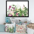 thumbnail image 3 of Designart 'Ancient Floral Tropical Leaves I' Tropical Framed Art Print, 3 of 4