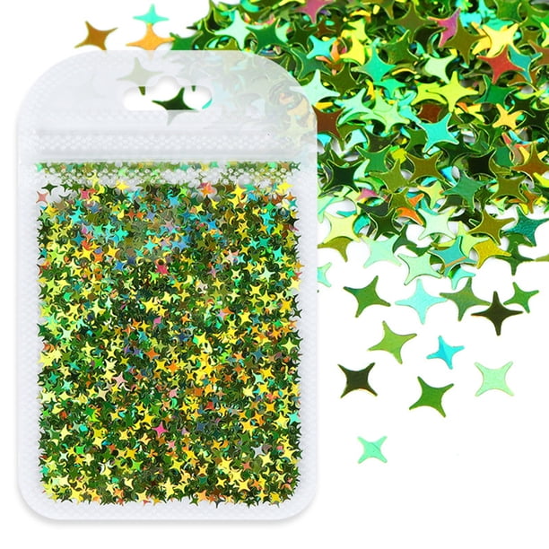 Tamaño Mixto Uñas Lentejuelas Gotas de Cristal Relleno de Lentejuelas 12 Colores.