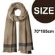 thumbnail image 2 of Bufandas de cuadros escoceses para mujer, chal de invierno con borlas de cachemira y cuadros grandes, bufandas de gran tamaño, bufandas cálidas y acogedoras para invierno y otoño, 2 of 5
