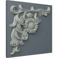 thumbnail image 5 of Ekena Millwork 7 7/8"W x 7 7/8"H x 3/4"P Colton Flower Onlay, Left, 5 of 6