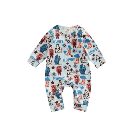 

Musuos Baby Girl Boy Romper Onesie Cow Print Bodysuit One Piece Rib Jumpsuit Overall