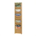 thumbnail image 1 of Scranton & Co 12-Pocket Wood Magazine Rack in Medium Oak, 1 of 1