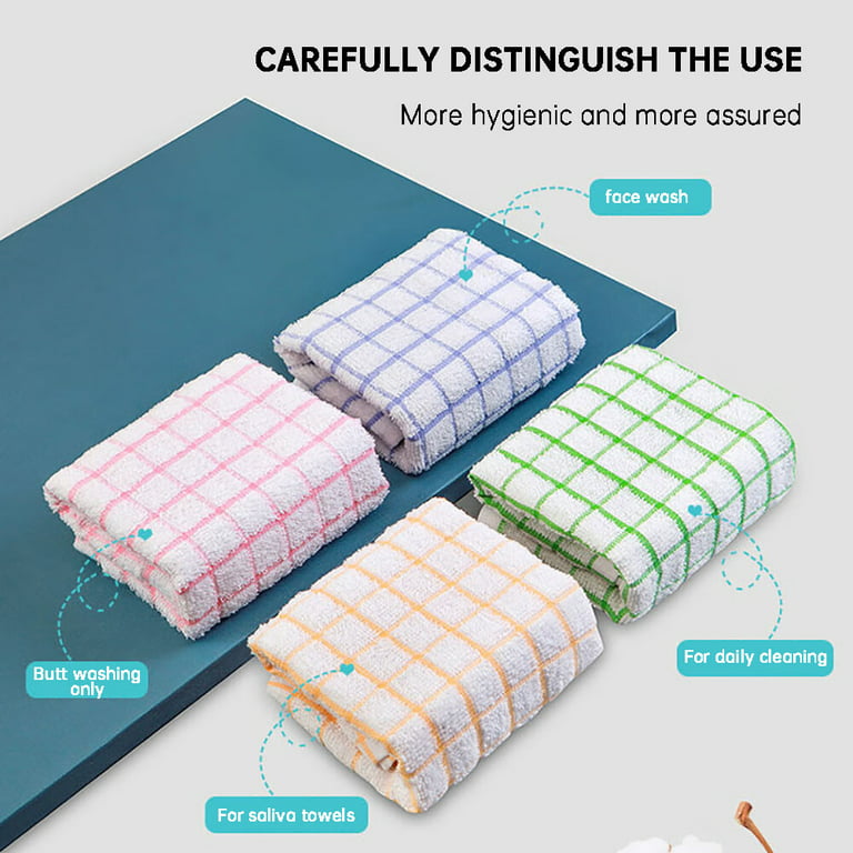 100% Cotton Kitchen Towels,8 Pack Dish Cloths for Washing Dishes